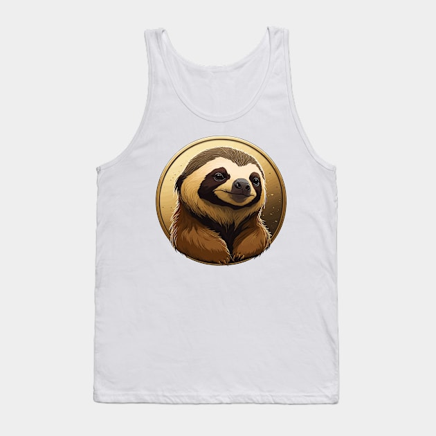 Sloth Portrait Tank Top by SpriteGuy95